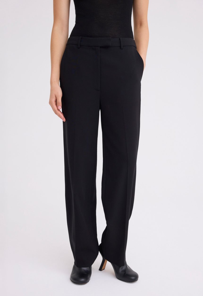 Jac + Jack Dolan Tailored Suit Pant - Black